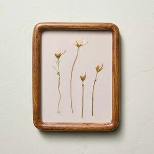 Pressed White Flowers Framed Wall Art 8x10‎ - Hearth & Hand Magnolia, Target